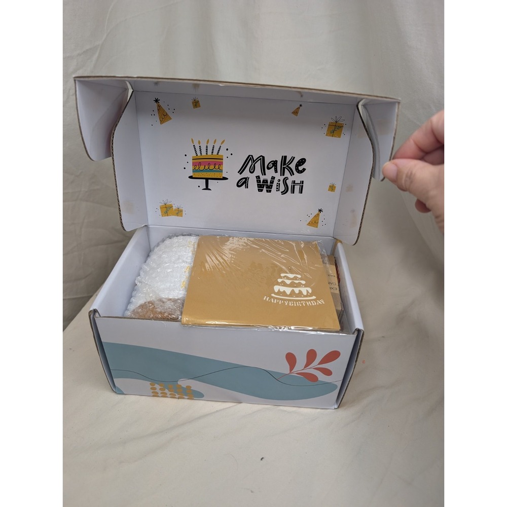 Lady's Birthday Gift Box With Mug, Candle, Soap And Pouch Women Gift New